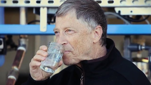 Bill Gates drinks purified water from human waste in video, technology to be used in Senegal